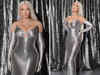 Beyonce shines in metallic silver Versace gown at Renaissance Film Premiere