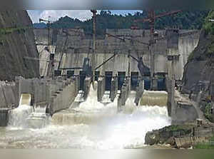 **EDS: TO GO WITH STORY** New Delhi: Subansiri Lower Hydroelectric Project (2000...