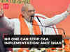 CAA will be implemented, and Mamata Banerjee can't stop it: Amit Shah in Kolkata