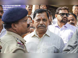 Thane: Shiv Sena (UBT) leader and former Mumbai mayor Datta Dalvi being arrested...