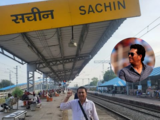 Sunil Gavaskar poses at Sachin railway station, shares cheeky note for his 'favourite cricketer'; Tendulkar says 'your words mean a lot'