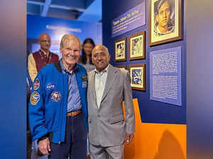 NASA administrator Bill Nelson delighted to meet Rakesh Sharma, the first Indian to fly to space