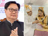 Kiren Rijiju praises Randeep Hooda & Lin Laishram for making it official in 'beautiful' traditional Meitei wedding ceremony
