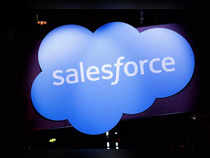 Salesforce forecast shares jump