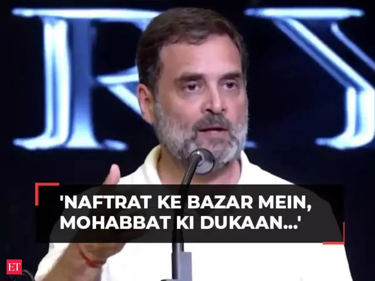 Rahul Gandhi defines 20 years in politics: ‘Naftrat ke Bazar mein ...