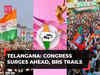 Telangana Election Results 2023: Congress surges ahead of BRS in early trends