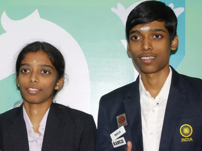 Siblings R Praggnanandhaa and Vaishali Rameshbabu made chess history as the first brother-sister pair to achieve the Grandmaster title.