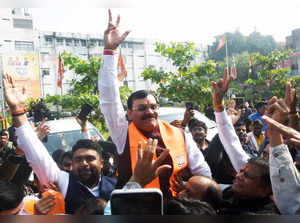 Bhopal, Dec 3 (ANI): Madhya Pradesh Bharatiya Janata Party (BJP) Chief VD Sharma...