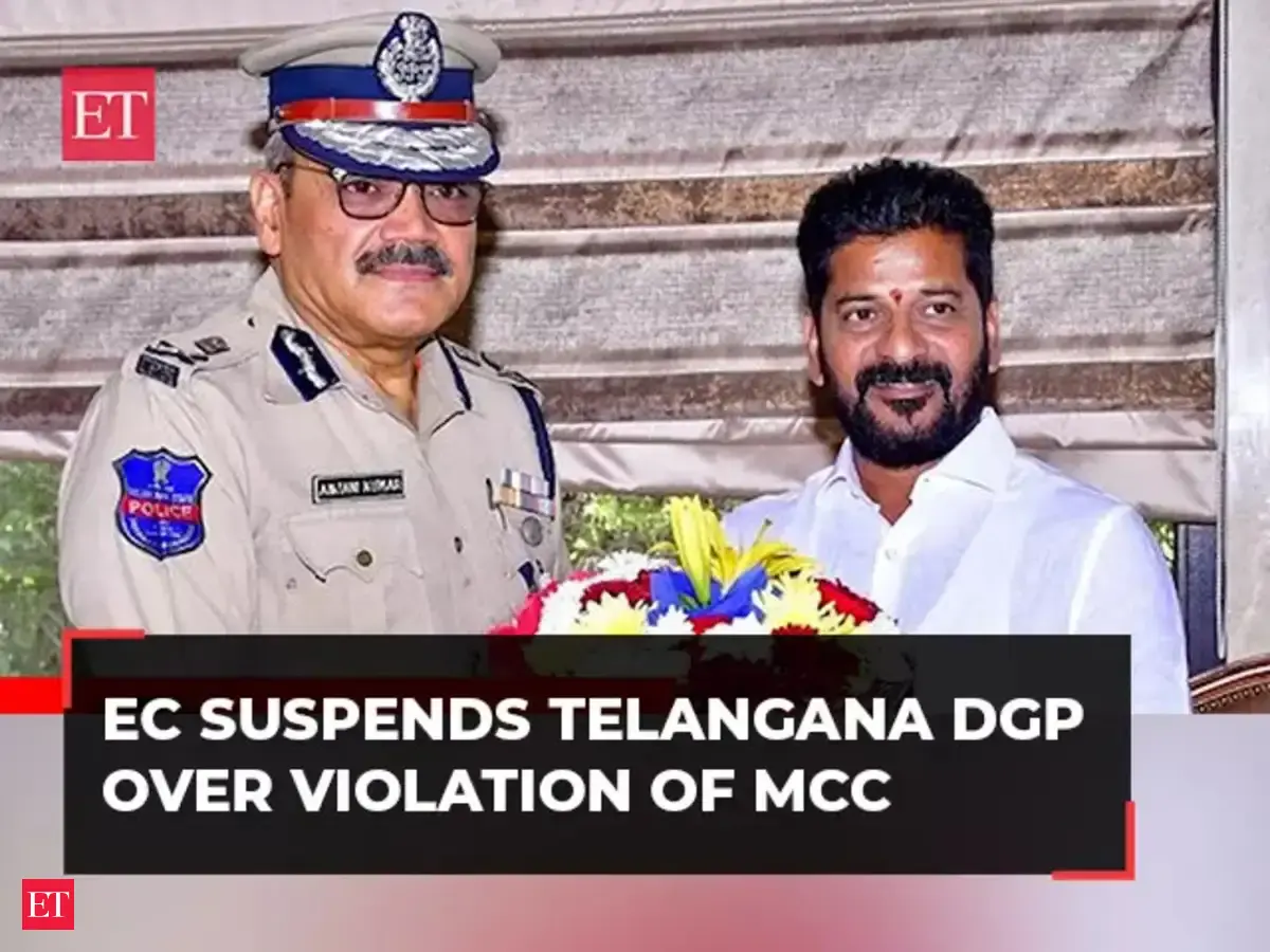 telangana: EC suspends Telangana DGP over violation of Model Code of ...
