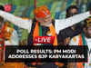 Assembly Election Results 2023: PM Modi addresses BJP Karyakartas from HQ