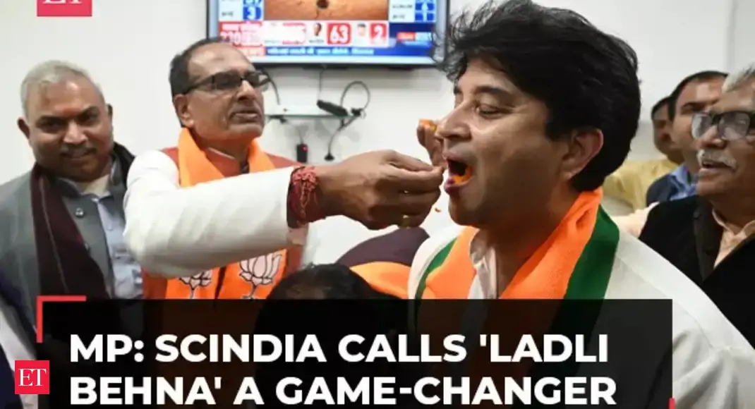 MP Election Results: Scindia calls ‘Ladli Behna’ a game-changer, gives full credit to CM Shivraj – The Economic Times Video