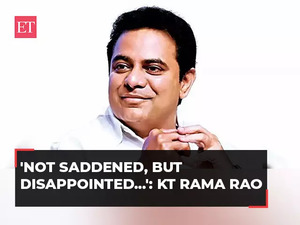 KT Rama Rao concedes defeat as Congress stuns BRS in Telangana, says 'Not saddened, but disappointed...'