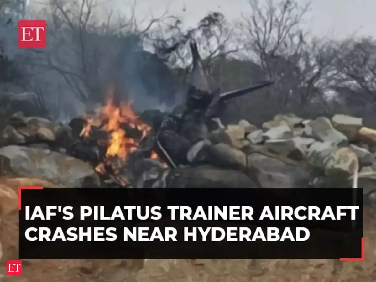 IAF's trainer aircraft crashes near Hyderabad