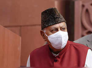 New Delhi: J&K National Conference MP Farooq Abdullah on the first day of the Wi...