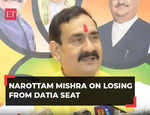 Controversial BJP leader Narottam Mishra invokes words of Vajpayee after defeat in Madhya Pradesh