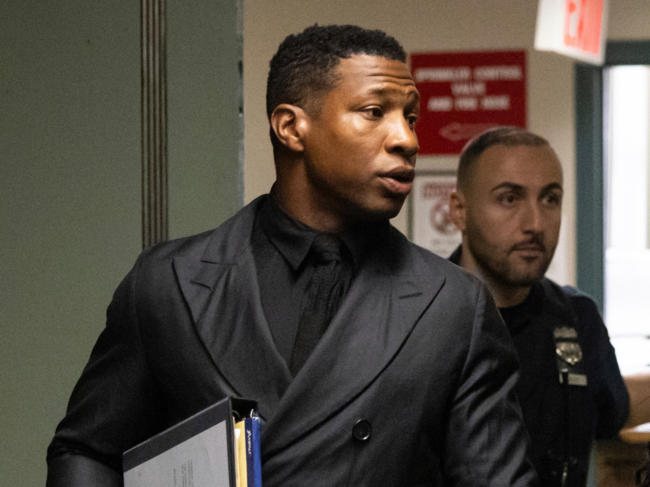 Jonathan Majors is facing trial in Manhattan for alleged assault.