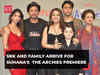 SRK, Amitabh Bachchan attend premiere of Suhana Khan, Agastya Nanda's debut film 'The Archies'