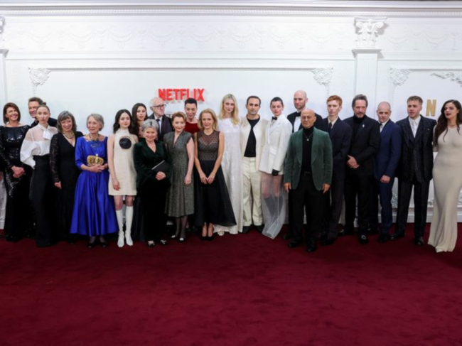 The cast and creators of Netflix's 'The Crown' gathered in London to bid farewell to the sixth and final season.