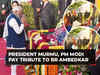 Mahaparinirvan Diwas: President Murmu, PM Modi, parliamentarians pay tribute to BR Ambedkar