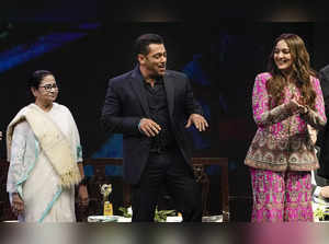 Mamata Banerjee with actor Salman Khan