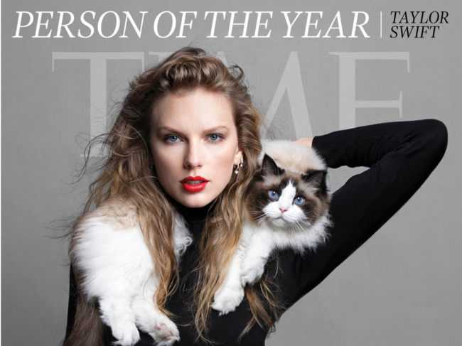 ​Taylor Swift has been named Time magazine's Person of the Year for 2023.​