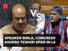 'Sansad hai ya Court…': Manish Tewari schooled by LS Speaker Om Birla over Mahua Moitra expulsion