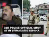Jammu & Kashmir: Police constable shot at in Srinagar's Bemina, area cordoned off