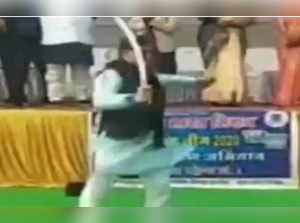 MP CM Mohan Yadav Sword Fighting Viral Video