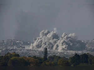 Israeli air strike in central Gaza