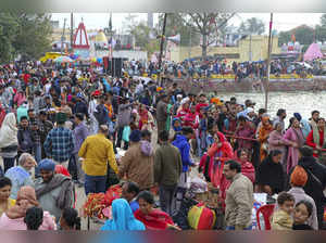 Jammu: Devotees during the annual Jhiri Mela at Kanachack village on the outskir...