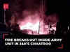 J&K: Fire breaks out inside Army Unit in Chhatroo