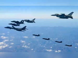 South Korea scrables jets