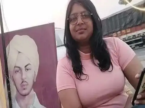 Neelam Verma, the protester