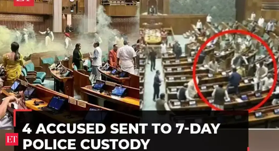 Parliament Security Breach 4 Accused Sent To 7 Day Police Custody