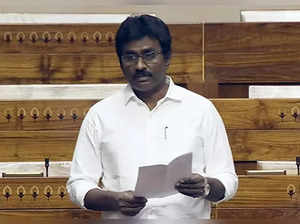 New Delhi, Dec 06 (ANI): DMK MP SR Parthiban speaks in the Lok Sabha during the ...