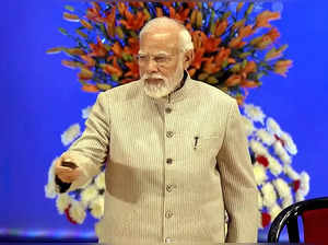 **EDS: VIDEO GRAB** New Delhi: Prime Minister Narendra Modi during the inaugural...