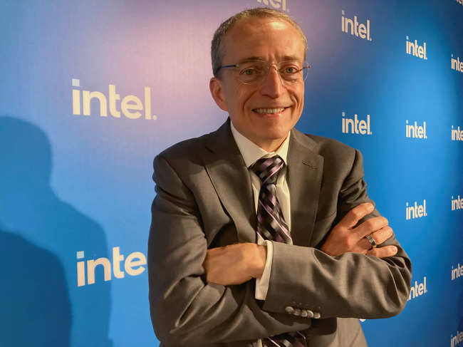FILE PHOTO: Intel CEO Pat Gelsinger poses after an interview in Wroclaw