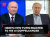 Putin vs Putin: When Russian President met his AI-generated version, watch his reaction