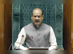 New Delhi, Dec 13 (ANI): Lok Sabha Speaker Om Birla conducts the proceedings of ...