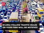 Companies of Bengaluru  techies to be notified if they break traffic rules