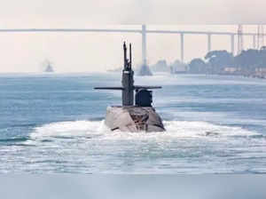 US deploys nuclear submarine.