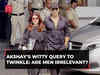 Akshay Kumar asks Twinkle Khanna, 'Are men irrelevant…?' Check her witty reply