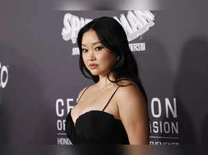 US actress Lana Condor arrives for the Critics Choice Association Celebration of Cinema and Television: Honoring Black, Latino, and AAPI Achievements, at Fairmont Century Plaza in Century City, California, on December 4, 2023.