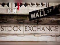File photo of a street sign for Wall Street