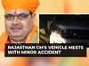 Rajasthan CM Bhajan Lal Sharma's car meets with accident; no injuries reported
