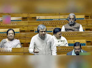 Union Minister Ashwini Vaishnaw in the Lok Sabha...