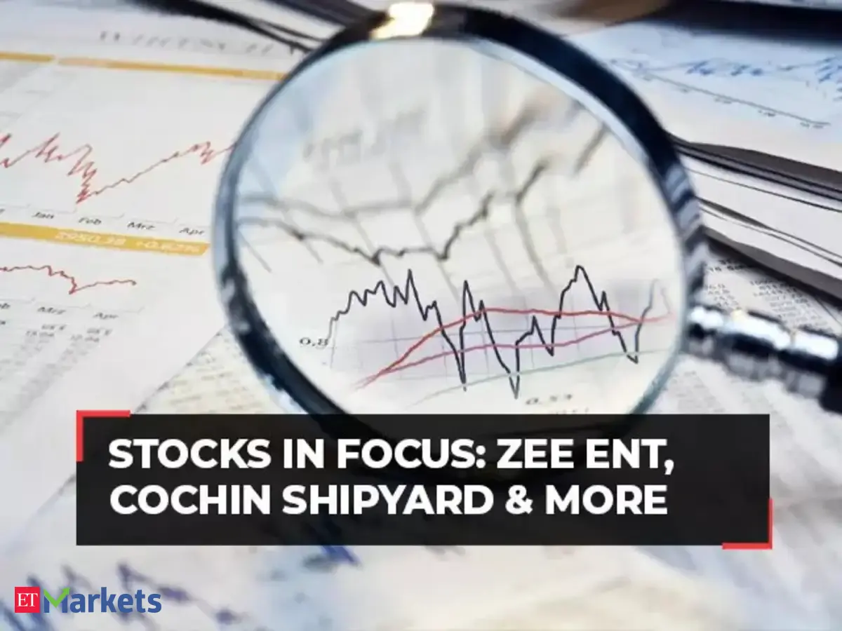 Stocks in news: Zee Ent, Mazagon dock and more - The Economic Times ...