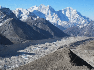 Himalayan glaciers are melting