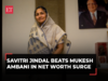 India's richest woman Savitri Jindal made double the money Ambani did in 2023