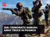 J&K 'terror attack': Terrorists ambush Army truck in Poonch district; heavy firing underway